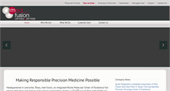 Desktop Screenshot of medfusionservices.com